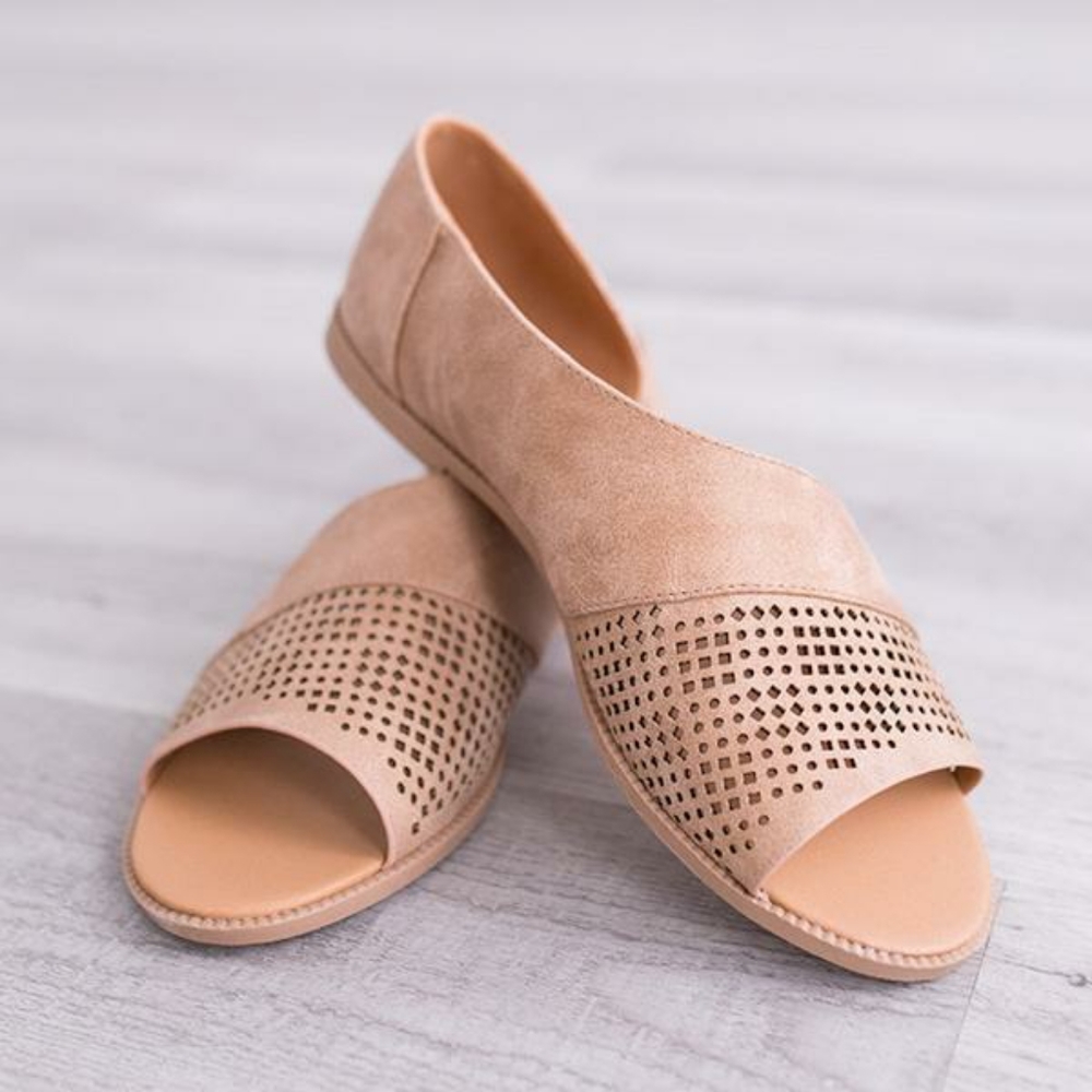 🆕 Dorsay Open Toe Cutout Sandals